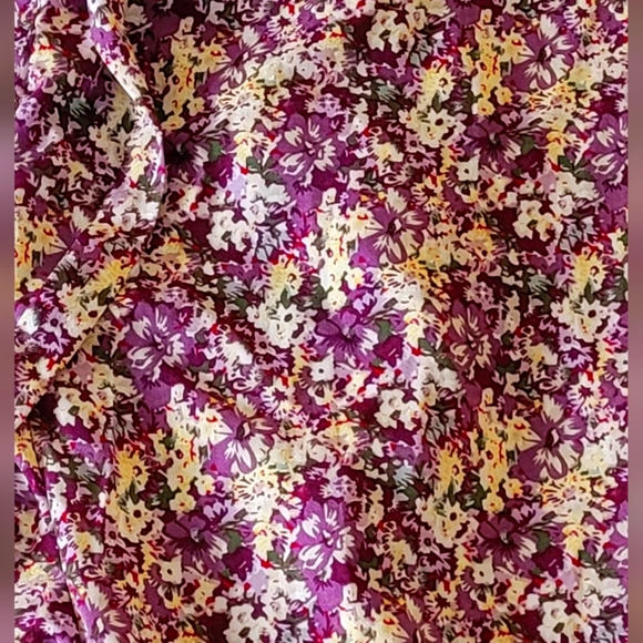 XXL Maternity wrap dress.  Floral print - Picture 2 of 2